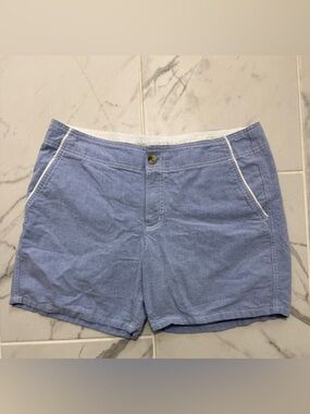 Columbia PFG Shorts Womens Medium Blue Fishing Outdoors Casual Size 10